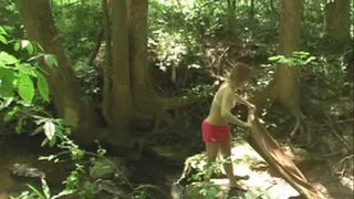 Hiker Fucks Carmen Hollywood When She Was Sunbathing On The Creek!