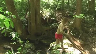 Hiker Fucks Carmen Hollywood When She Was Sunbathing On The Creek!