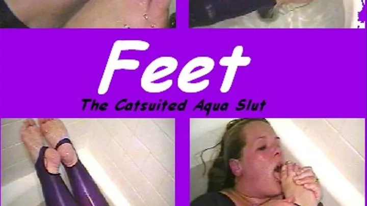 Catsuit Aqua Sluts' Feet