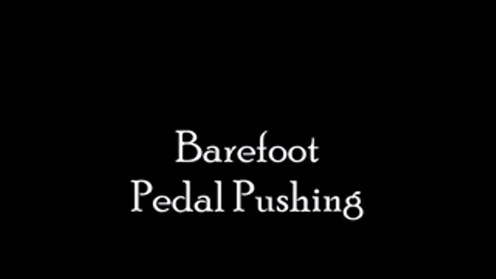 bare foot pedal pusher