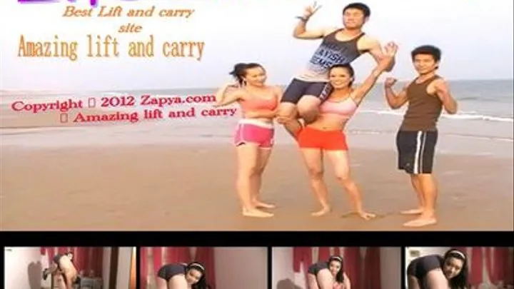 Xena carrying show with a fat guy part1