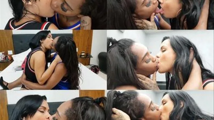 TABOO KISSES RIVALRY BASKETBALL VOL # 160 - ( MIAMI ) LUNA GOUVEIA X RITA REAIS ( KNICKS ) - NEW MF JAN 2018 - CLIP 2 - serie GAMES - never PUBLISHED