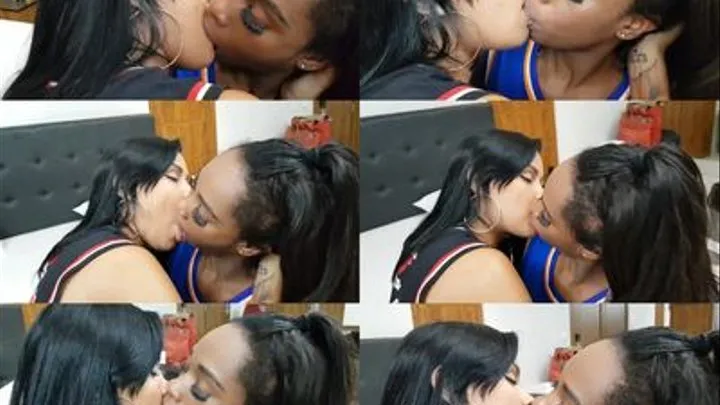 TABOO KISSES RIVALRY BASKETBALL VOL # 160 - ( MIAMI ) LUNA GOUVEIA X RITA REAIS ( KNICKS ) - NEW MF JAN 2018 - CLIP 4 - serie GAMES - never PUBLISHED