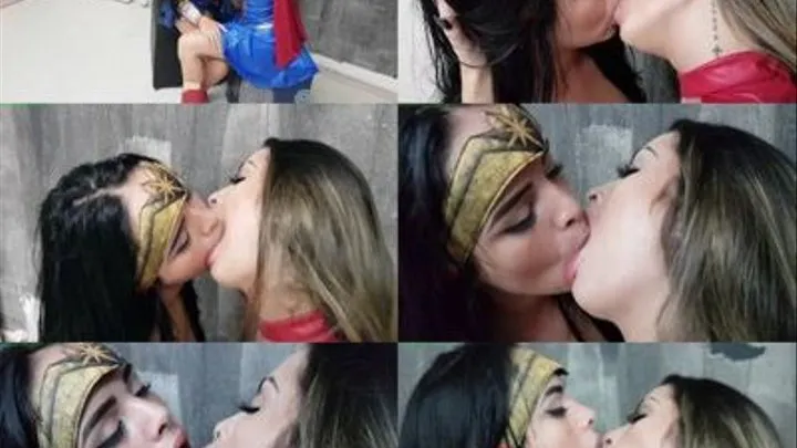 TABOO KISSES SUPER-HEROINA - VOL # 178 - SUPER GIRL vs WONDER WOMAN - NEW MF 2018 - CLIP 6 - serie Cinematic image - never publishied