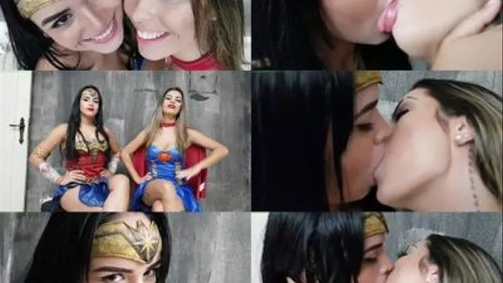 TABOO KISSES SUPER-HEROINA - VOL # 178 - SUPER GIRL vs WONDER WOMAN - NEW MF 2018 - CLIP 1 - serie Cinematic image - never publishied