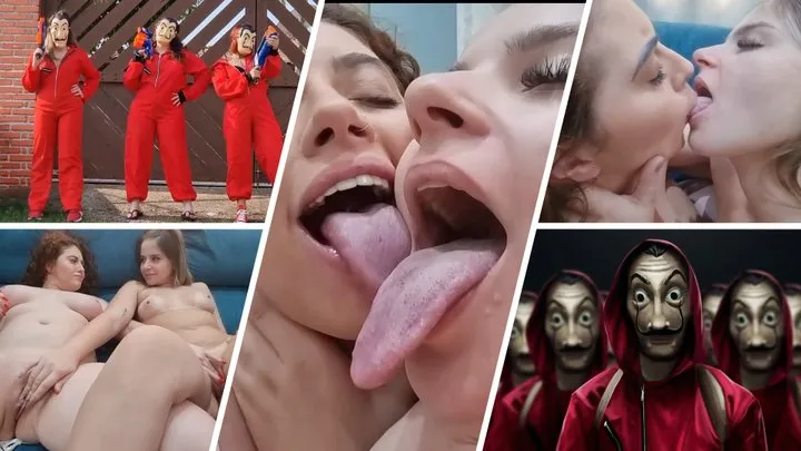 TABOO KISSES SUPER PRODUCTION - LA CASA DE PAPEL - VOL # 424 - MARINA SANCHES X IZABELLA MARQUES - CLIP 02 - NEW MF SEP 2021 - never published - Exclusive Girls