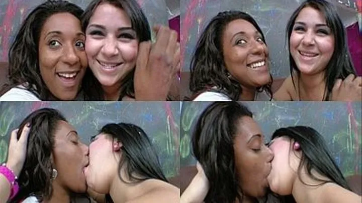 MILF KISSES - BLACK GIRL X WHITE GIRL - CLIP 1 - Exclusive MF