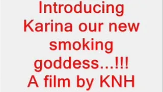 Karina our new smoking goddess-full sixteen min clip..!!