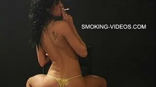 Smoking in panties - Alisa smoking fetish video part.2