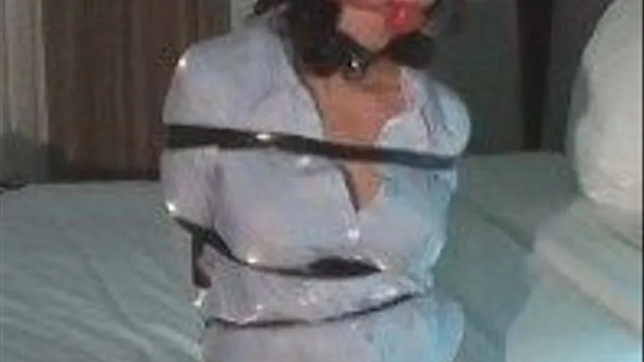 MILF Jen Bound in Satin