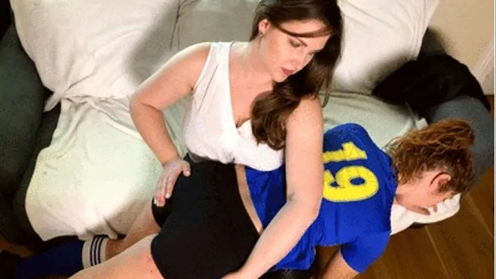 Soccer Girl Maddy Marks Gets a Spanking