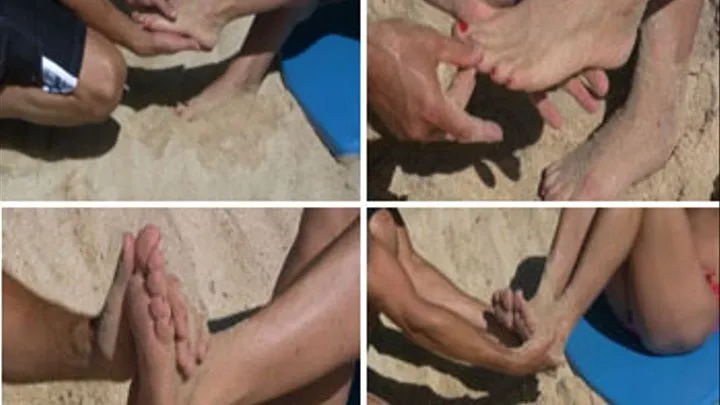 Sexy, Sandy Fondling of my Feet