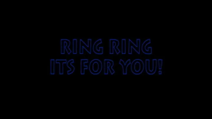 Nikki Whiplash in Ring Ring - Its For You