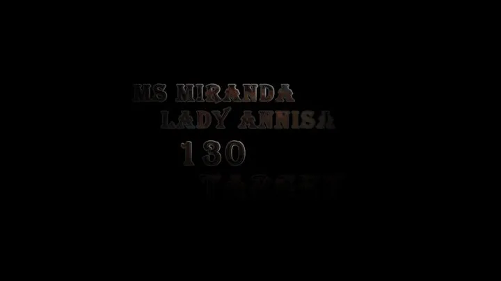 Ms Miranda and Lady Annisa - 130 Target part 3