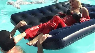 Foot Worship in the pool (Full Video)