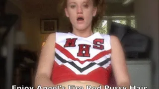 18Y/O Redhead Cutie Cheerleader Angel Spreads her Gaping Pussy & Finger-Slams Her Ass!