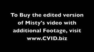 Clip! Misty Plays with her Pretty Cheerleader Holes Outdoors