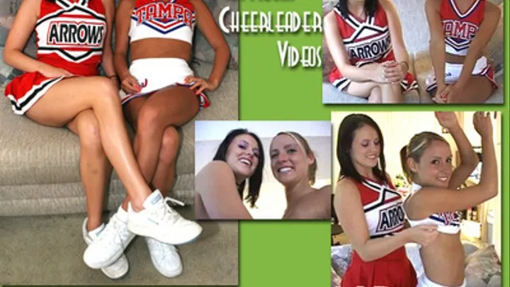 19 Y/O's Codi Carmichael & Tia Summers Strip off their Cheerleading Uniforms & Spread Their Bare Pussies!