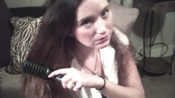 KAJA'S SENSUAL HAIR BRUSHING!!!!