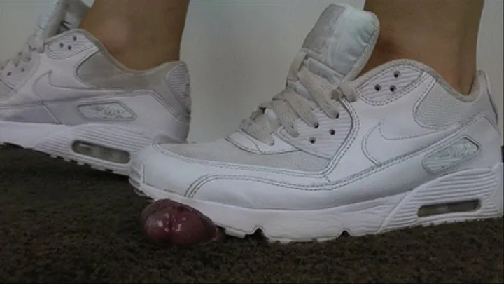 Peggys Cockcrush with white Nike Shoes 2