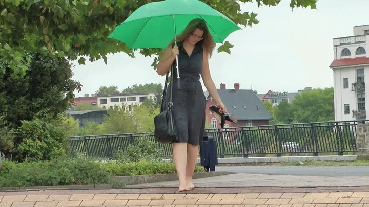 Laura goes for a walk with Spike Heels 2