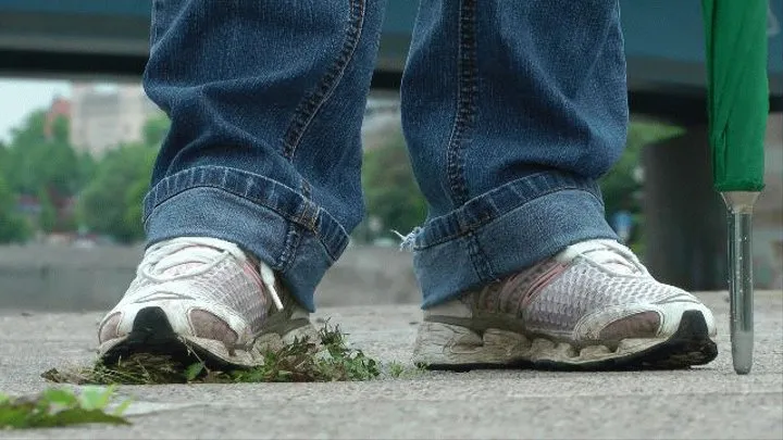 Lisa with her Adidas Shoes in Public 5