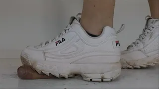 Jettes Cock Crush with Fila Shoes 1