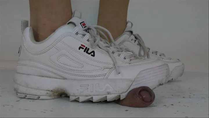 Jettes Cock Play with Fila Shoes 1