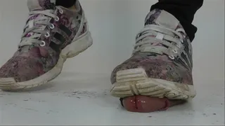 Jette squashes the Cock with her Sneakers 2