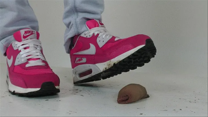 Cockcrush with Luna in pink white Nike Air Max 1