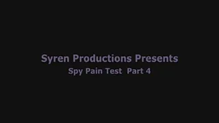 Spy Pain Test Part 4