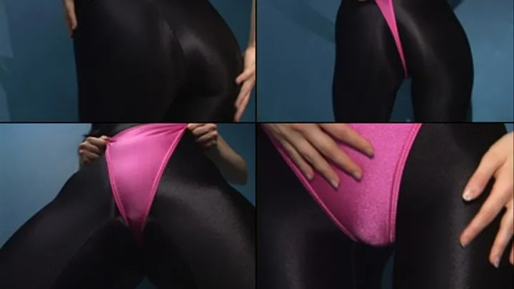 Black Unitard, Pink Thong