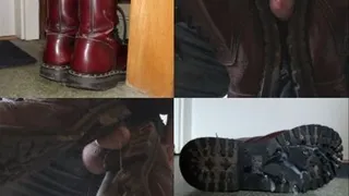 Housemates Rangers boots used for cumming