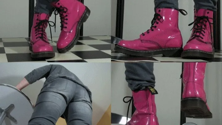 Bootjobbed unknowingly under her Dr Martens - Cam 2