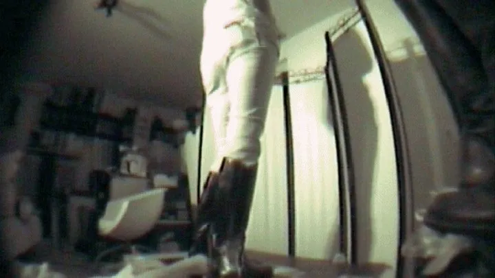 New boots for Tanja and my cock - SpyCam