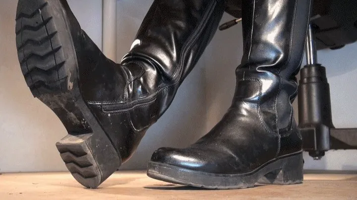 Trapped under Tanja's well worn boots - Cam 2