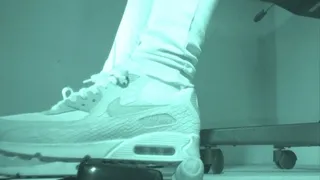 My cock is only a toy for Tanja under her Nike AirMax 90s - Cam 1