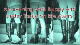 Hard session with happy end on the staircase under Tanja's boots - VD 08