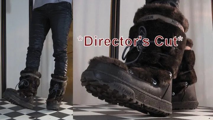 Squeezed out by Tanja under her TH snowboots - Director's Cut