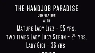 THJ : The Handjob Paradise - 4 in 1 Compilation and 1 bonus clip