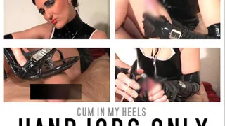 THJ: Handjob and Footjob and Cum in Heels