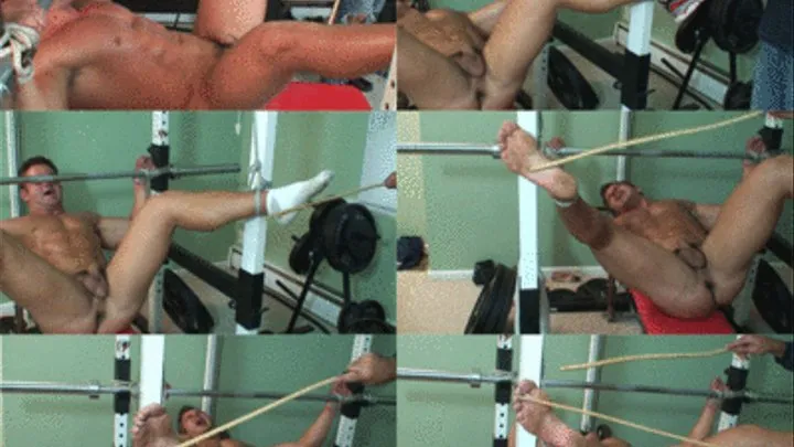 Muscle Man Spanked at the Gym - Part 2