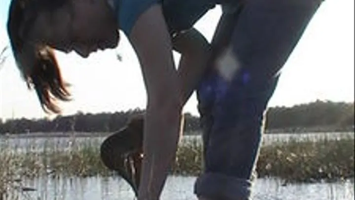 Bree's Feet In The Lake