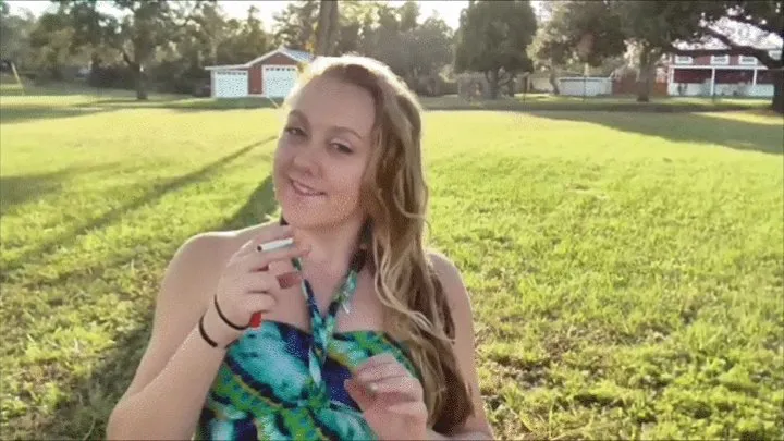 Alana Rose.. Introductory Smoking Clip