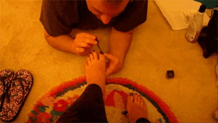 Letting Loser Footboi Do My Nails: Part 3 Blowing them Dry