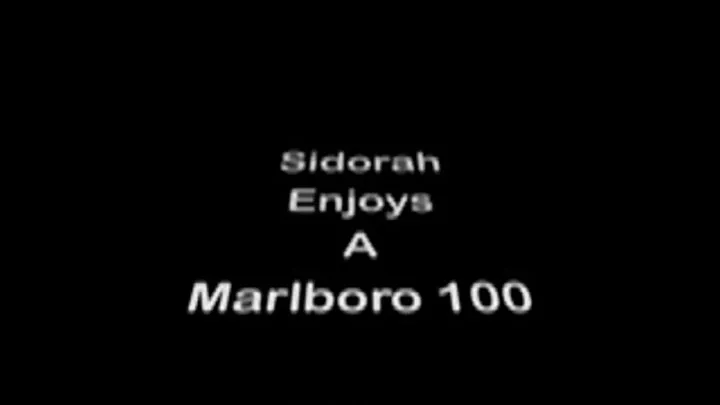 Sidorah Enjoys A Marlboro 100