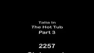 Talia Smokes In A Hot Tub