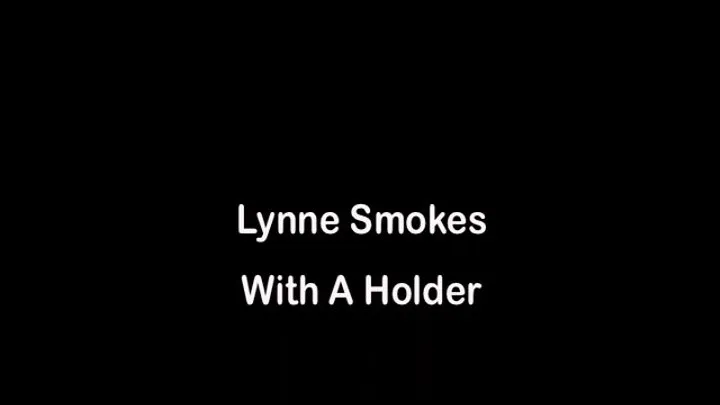 Lynne Smokes Topless