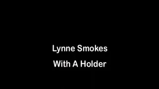 Lynne Smokes Topless