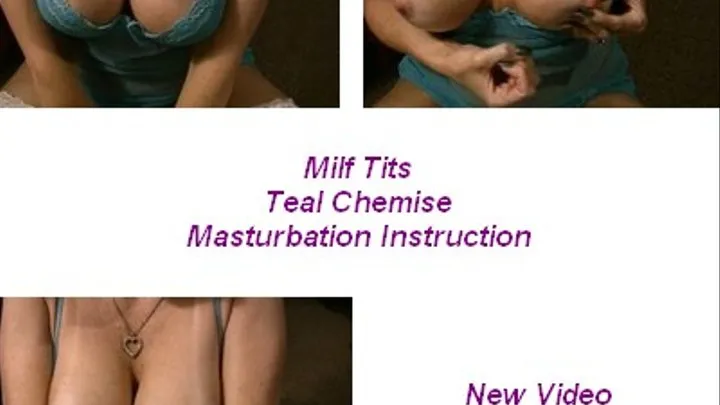 Milf Tits Teal Caisole Mast Inst